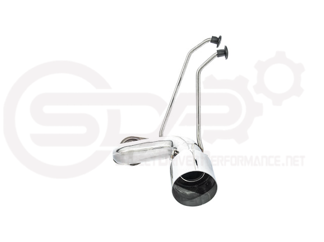Mazda MX-5 Miata ND 2016-2025 axle back exhaust with 4-inch burnt or chrome tips, street driven performance muffler delete.