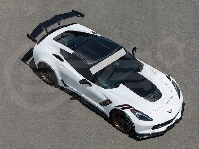 2014-2019 C7 Chevrolet Corvette | Dry Carbon Fiber Tape On Roof Side Molding Trim Cover