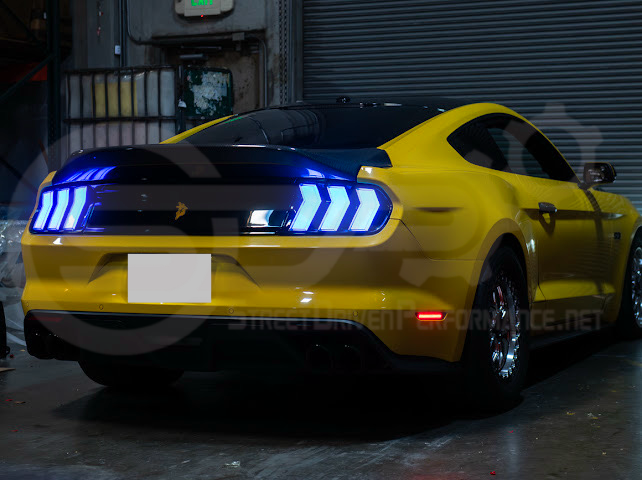 2015-2023 FORD MUSTANG S550 | EURO RGB SEQUENTIAL SIGNAL LED XB REAR TAILLIGHTS PAIR