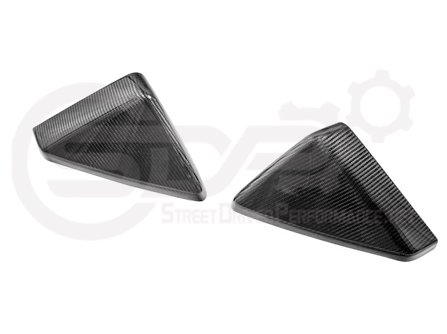 2024-Up Tesla Cybertruck | Factory Style Carbon Fiber Side Mirror Covers Pair