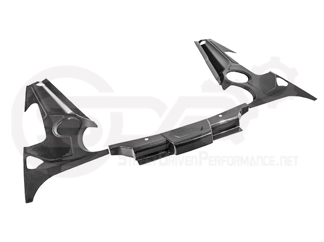 2025-Up Corvette C8 ZR1 | CARBON FIBER Engine Bay Trim Panel Cover Pair