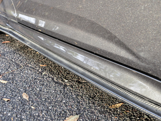 2013-2018 Ford Focus ST | RS CARBON FIBER *ADD-ON*  Side Skirts Rocker Panel Extensions Ground Effects