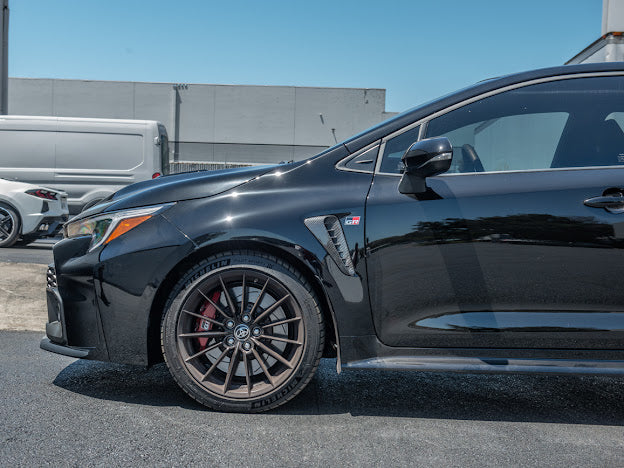 2023-UP TOYOTA GR COROLLA | FACTORY STYLE CARBON FIBER SIDE DOOR FENDER VENT TRIM REPLACEMENT (PAIR)