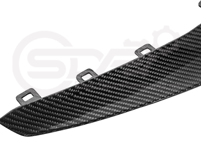 2020-UP CADILLAC CT4 BLACK WING | CARBON FIBER FRONT BUMPER CANARDS