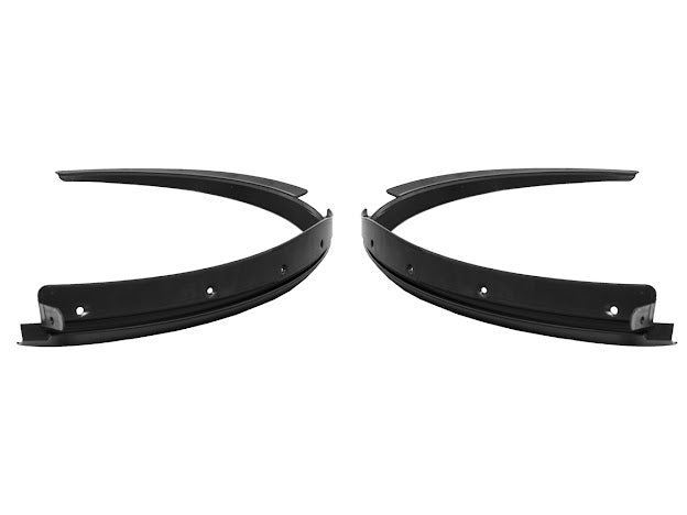 2020+ CHEVROLET CORVETTE C8 | SDP PERFORMANCE PACKAGE MATTE BLACK SIDE WHEEL FENDER FLARE EXTENSIONS PAIR