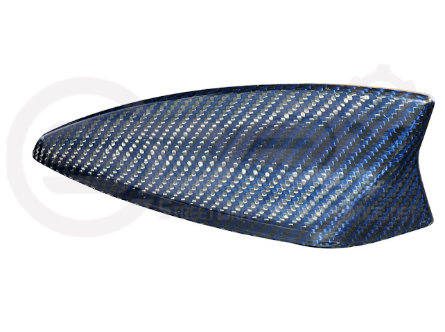 2014-Up Cadillac ATS CTS CT4 CT5 Blue Carbon Fiber Shark Fin Antenna Cover