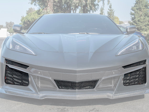 2023+ CHEVROLET CORVETTE C8 Z06 | FRONT RADIATOR MESH GRILLE INSERT GUARD SET