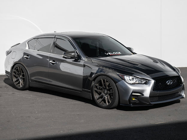 2014-Up Infiniti Q50 V37 | Performance CARBON FIBER Front Vented Hood