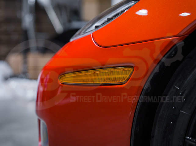 2005-2013 Chevrolet Corvette C6 | Amber Light LED Side Fender Markers Pair (Front and / or Rear) {Clear, Amber, Red, or Smoke Lenses}