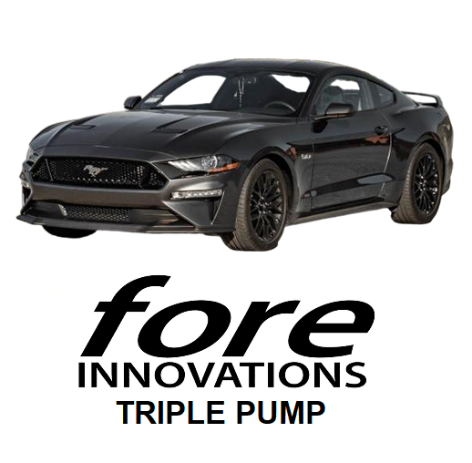 Fore Innovations - L2 - Triple Pump Fuel System for 2018 - 2023 Ford Mustang GT / V8 / Mach1 / Bullitt