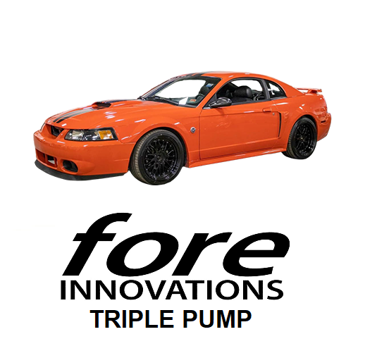 Fore Innovations - L2 - Triple Pump Fuel System for 2V SN95 1996 - 2004 Ford Mustang GT / V6 / Bullitt / SVT Cobra / Mach1