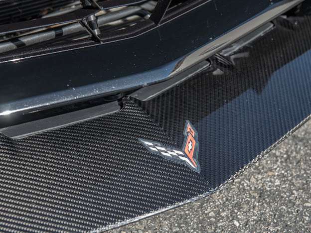 2019 CHEVROLET CORVETTE C7 ZR1 CARBON FIBER FRONT LIP SPLITTER GROUND EFFECTS