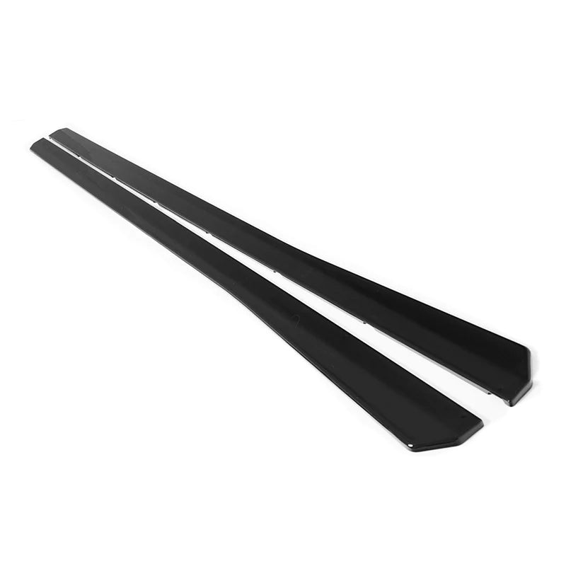 2004-2008 Cadillac CTS and CTS-V V1 Sedan| Basic Style Matte Black Side Skirts Rocker Panels Ground Effects