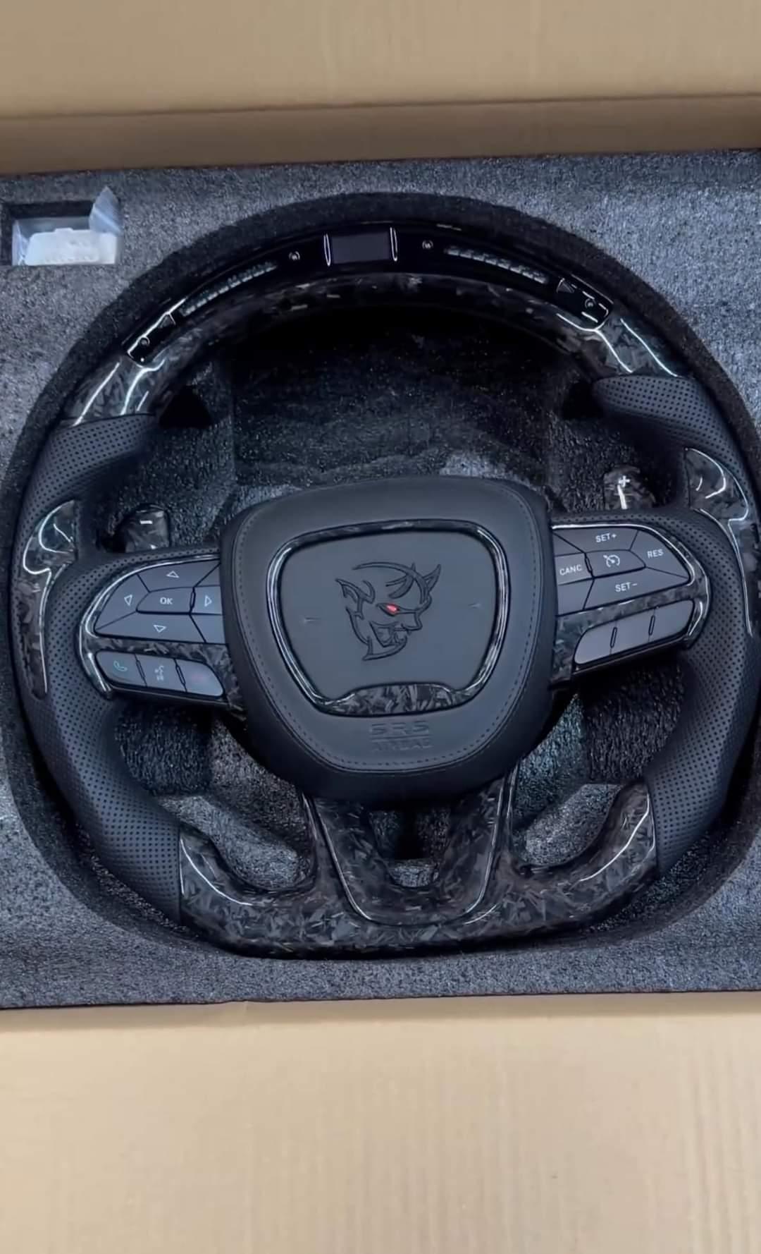 2005 - 2024+ MOPAR Jeep Grand Cherokee Custom Carbon Fiber Steering Wheel with options
