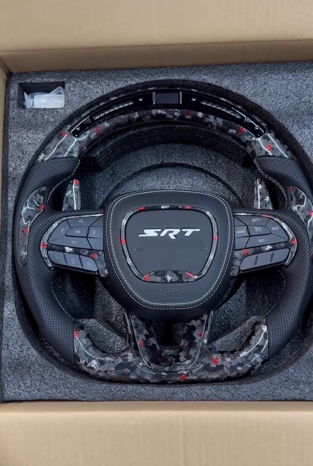 2005-2024+ MOPAR Chrysler 300/C/SRT Custom Carbon Fiber Steering Wheel with options