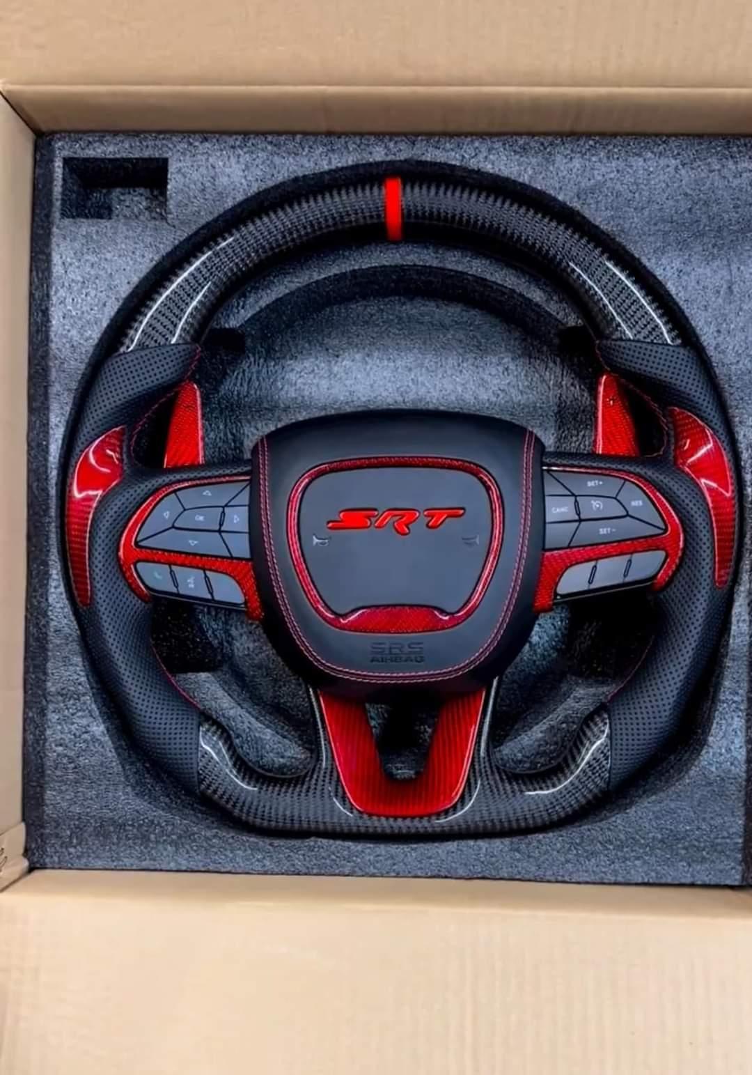 2005-2024+ MOPAR Chrysler 300/C/SRT Custom Carbon Fiber Steering Wheel with options