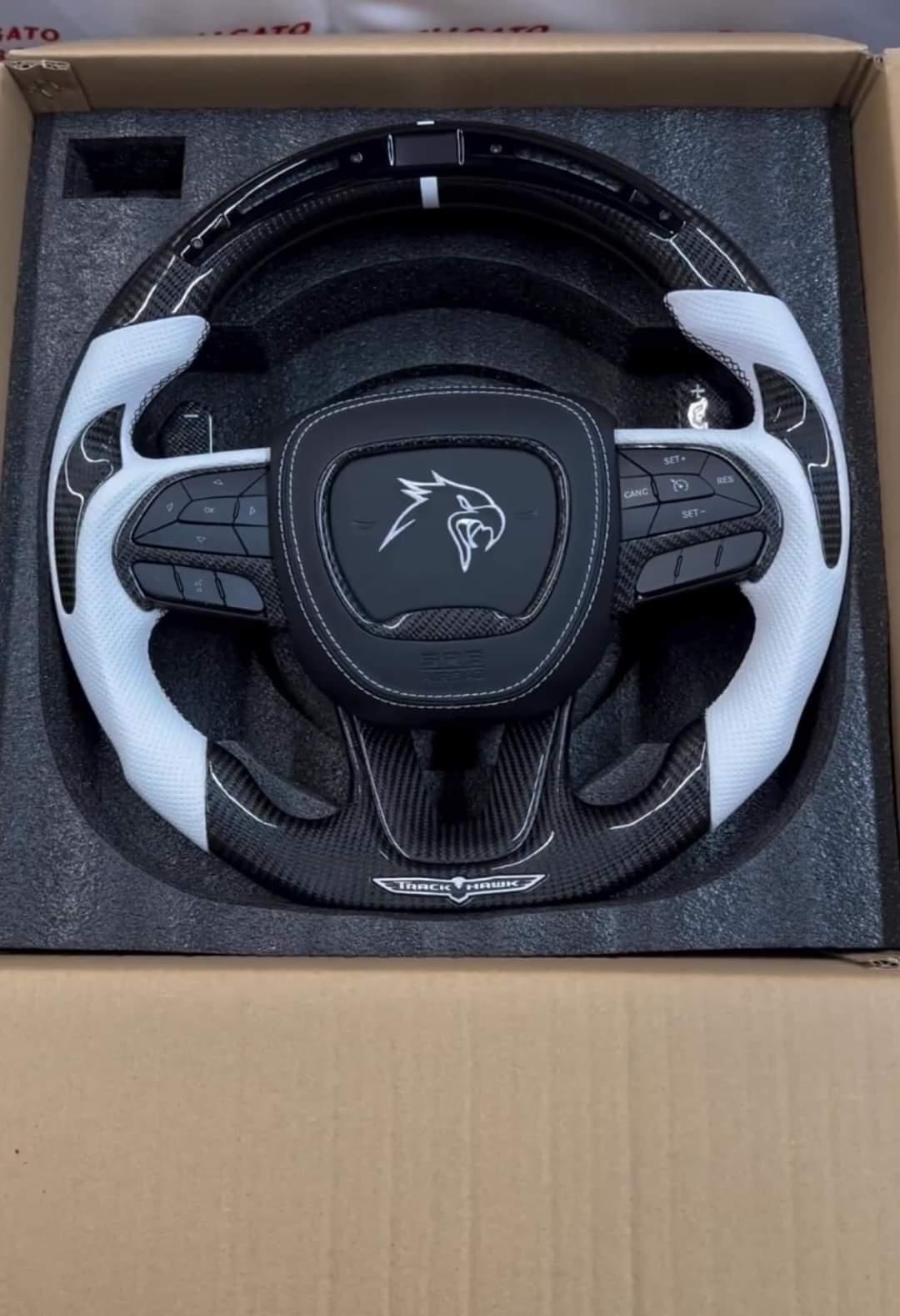 2011 - 2024+ MOPAR Dodge Durango Custom Carbon Fiber Steering Wheel with options
