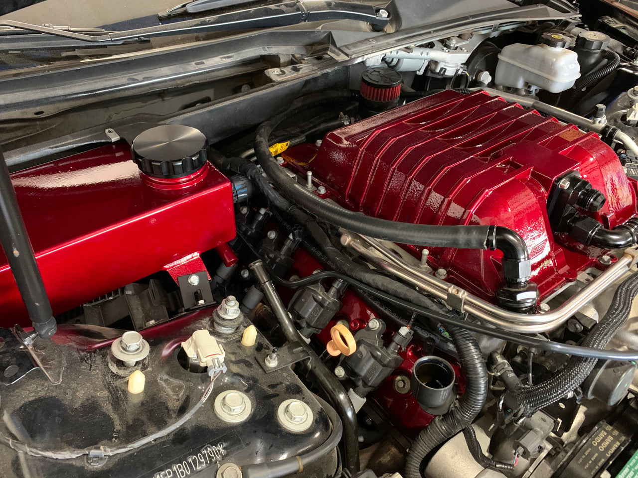 DMS 09-15 CTS-V Engine Bay Tank - Supercharger Reservoir