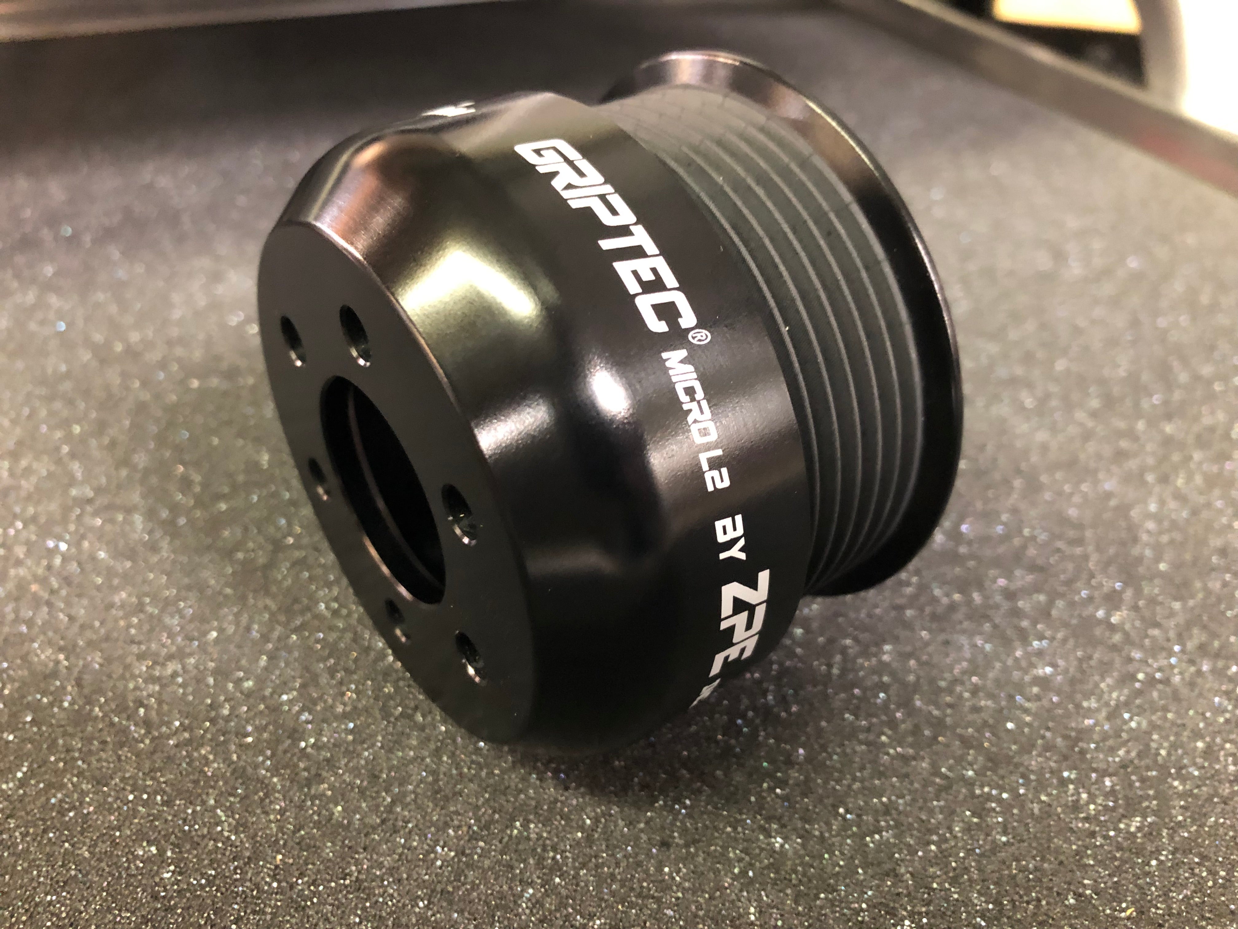 3.10" 6 Rib ZPE GripTec® 2pc FMS Ford-Roush TVS L3 Black Pulley Only