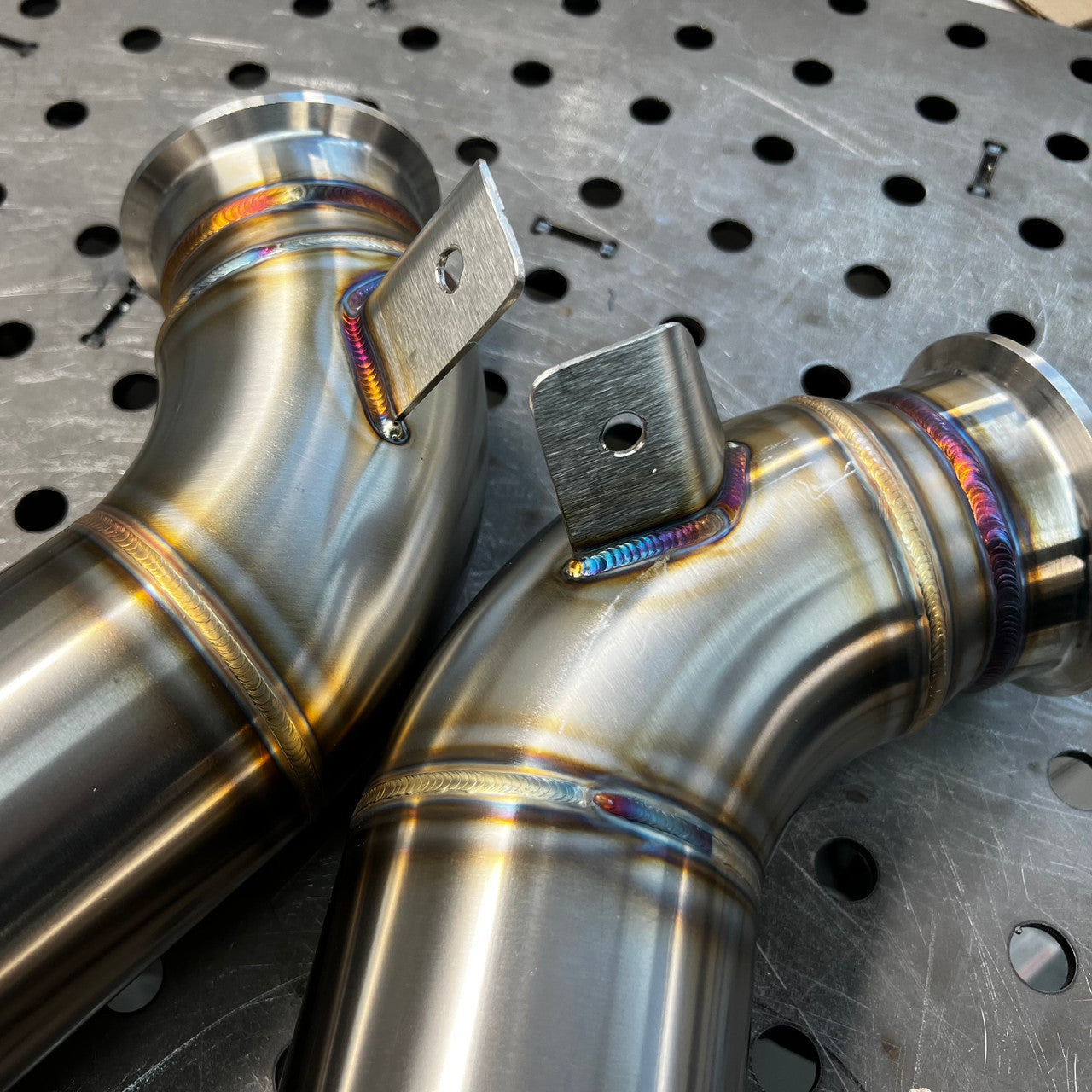 STESO Performance - Mclaren 720S 765LT ceramic coated 3.5" downpipes + HEAT WRAP