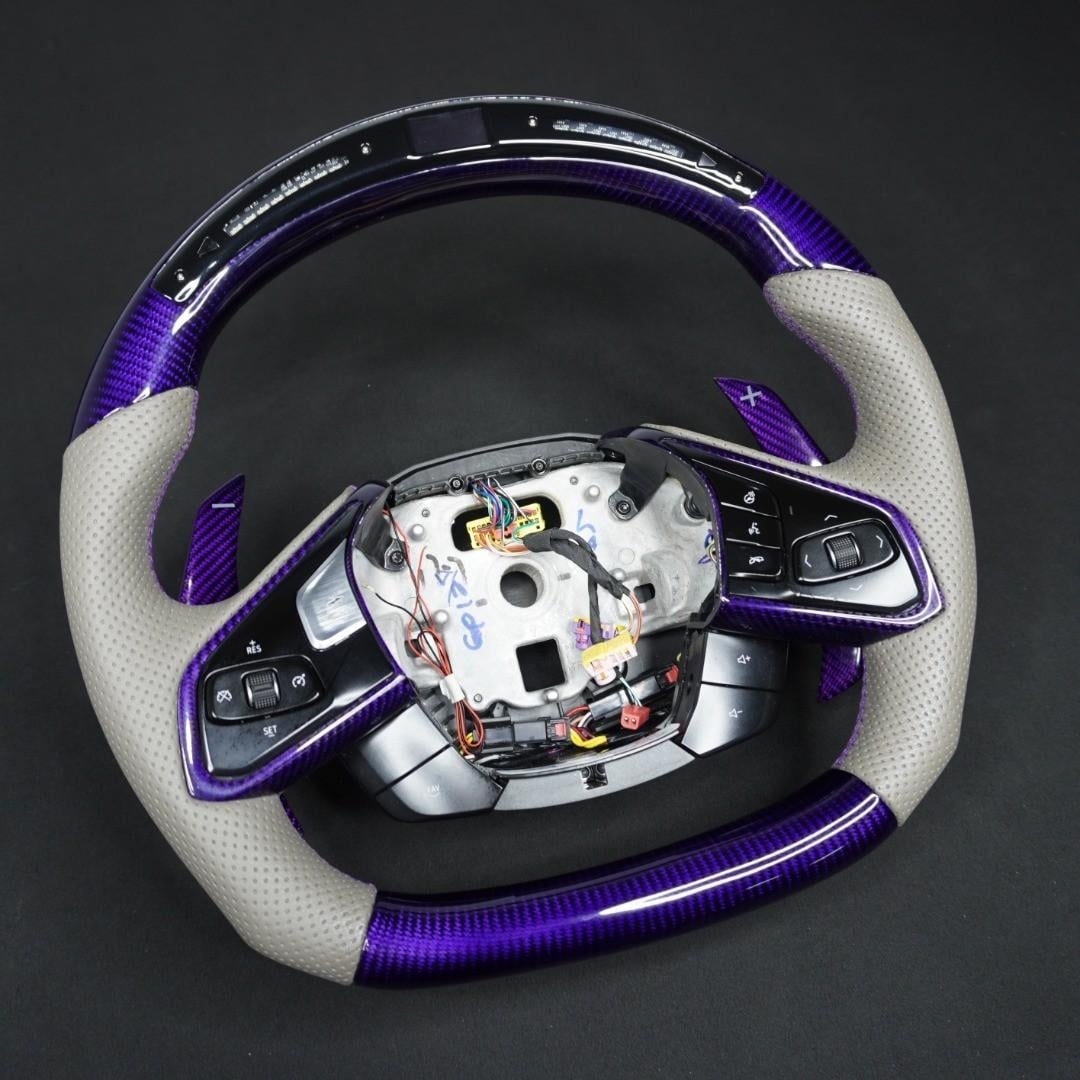 2020 - Present C8 Corvette | Custom Carbon Fiber Steering Wheel with options