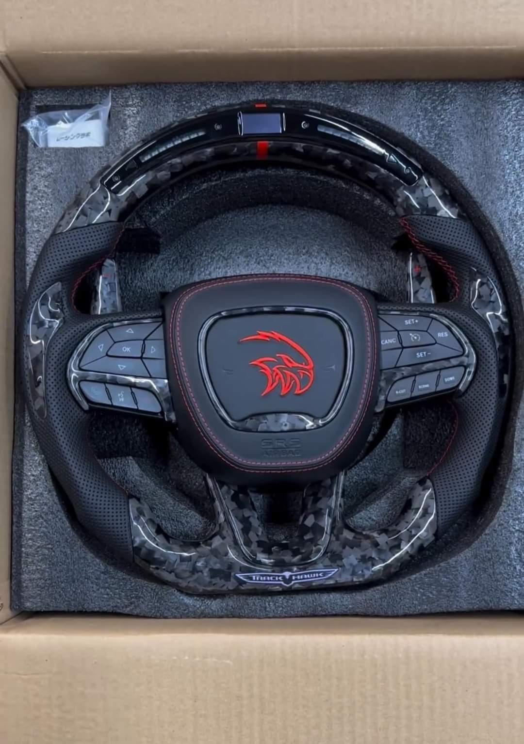 2015-2024+ MOPAR Dodge / Jeep - Custom Airbag Cover for Steering Wheel with options