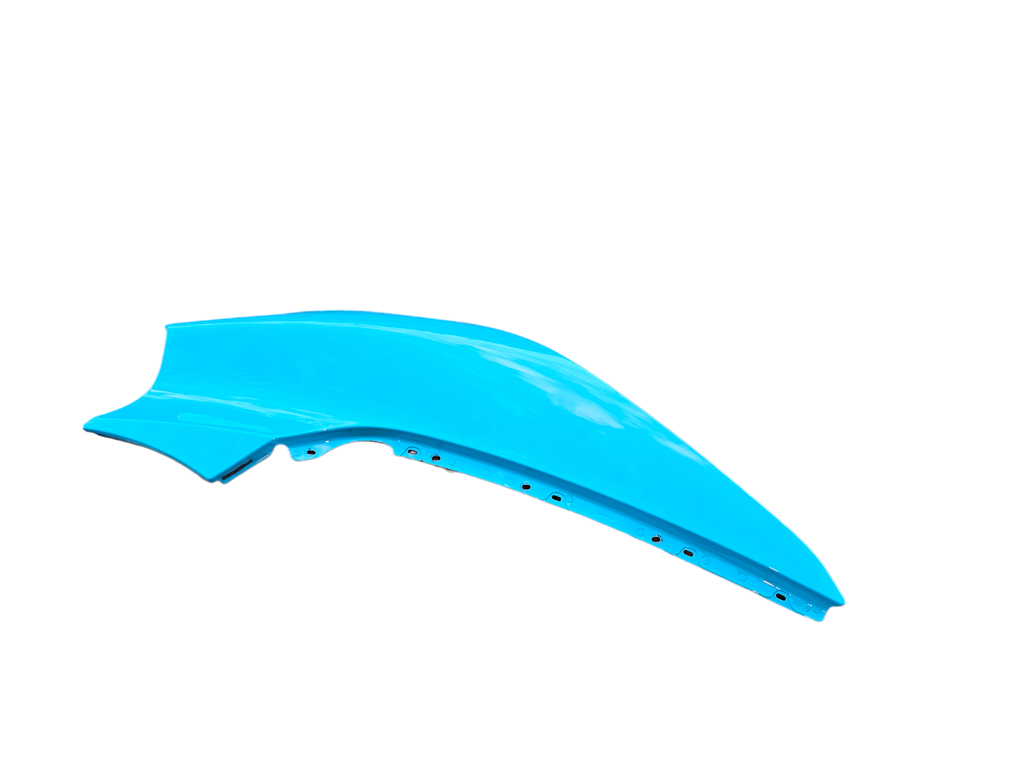 Used McLaren 720s / 765LT front Left LT LH fender - Fistral Blue with full PPF Paint Protective Film