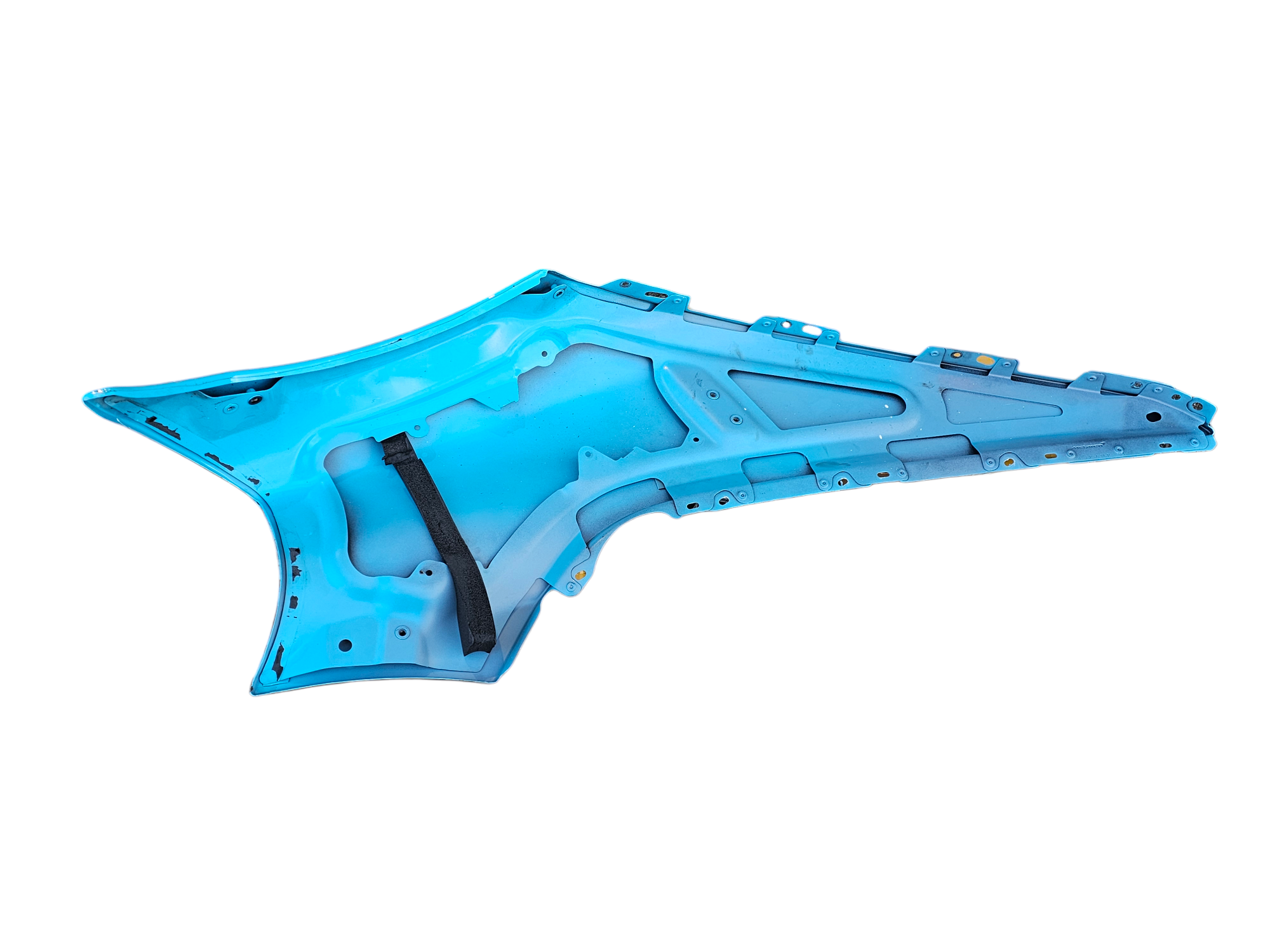 Used McLaren 720s / 765LT front right RT RH fender - Fistral Blue with full PPF Paint Protective Film