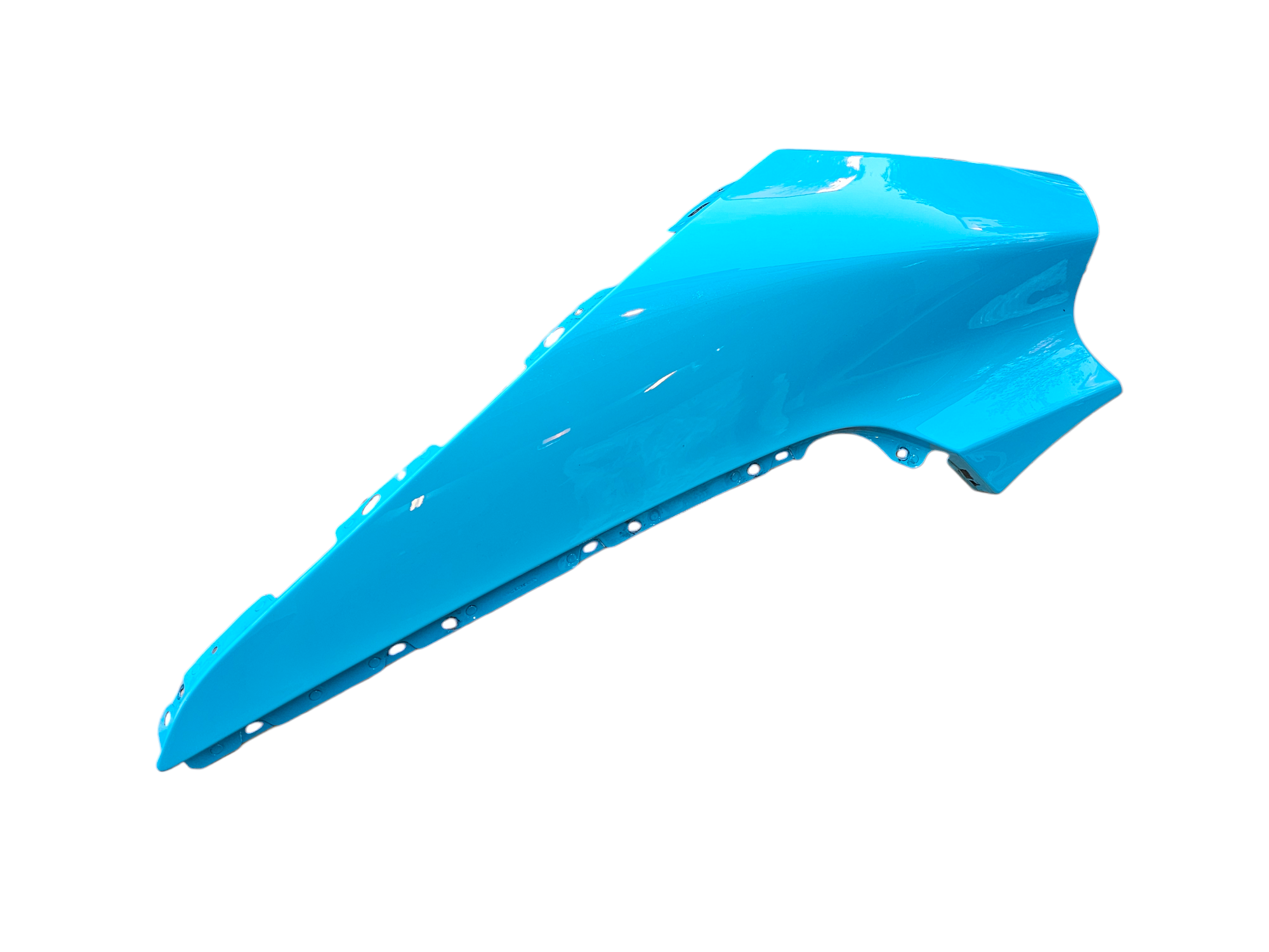 Used McLaren 720s / 765LT front right RT RH fender - Fistral Blue with full PPF Paint Protective Film