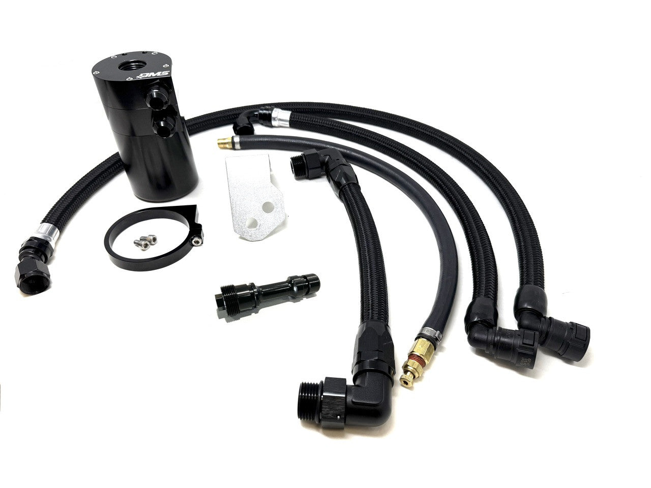 DMS Dual -10an Billet Catch Can Kit - Recirculated - V3 CTS-V and 6Th Gen Camaro
