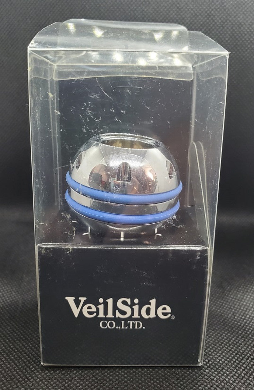 VeilSide 1993-1998 Toyota Supra/ 86/ BRZ/ FRS Shift Knob Type R II With Blue O-Ring..Material: T6061 Aluminum..Size: 2.5"/ 6.35cm tall..Made in Japan