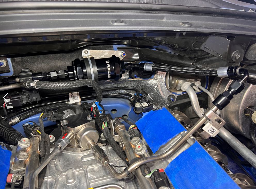 DMS Camaro ZL1 6 Micron Fuel Filter Kit with Stock Feed Line