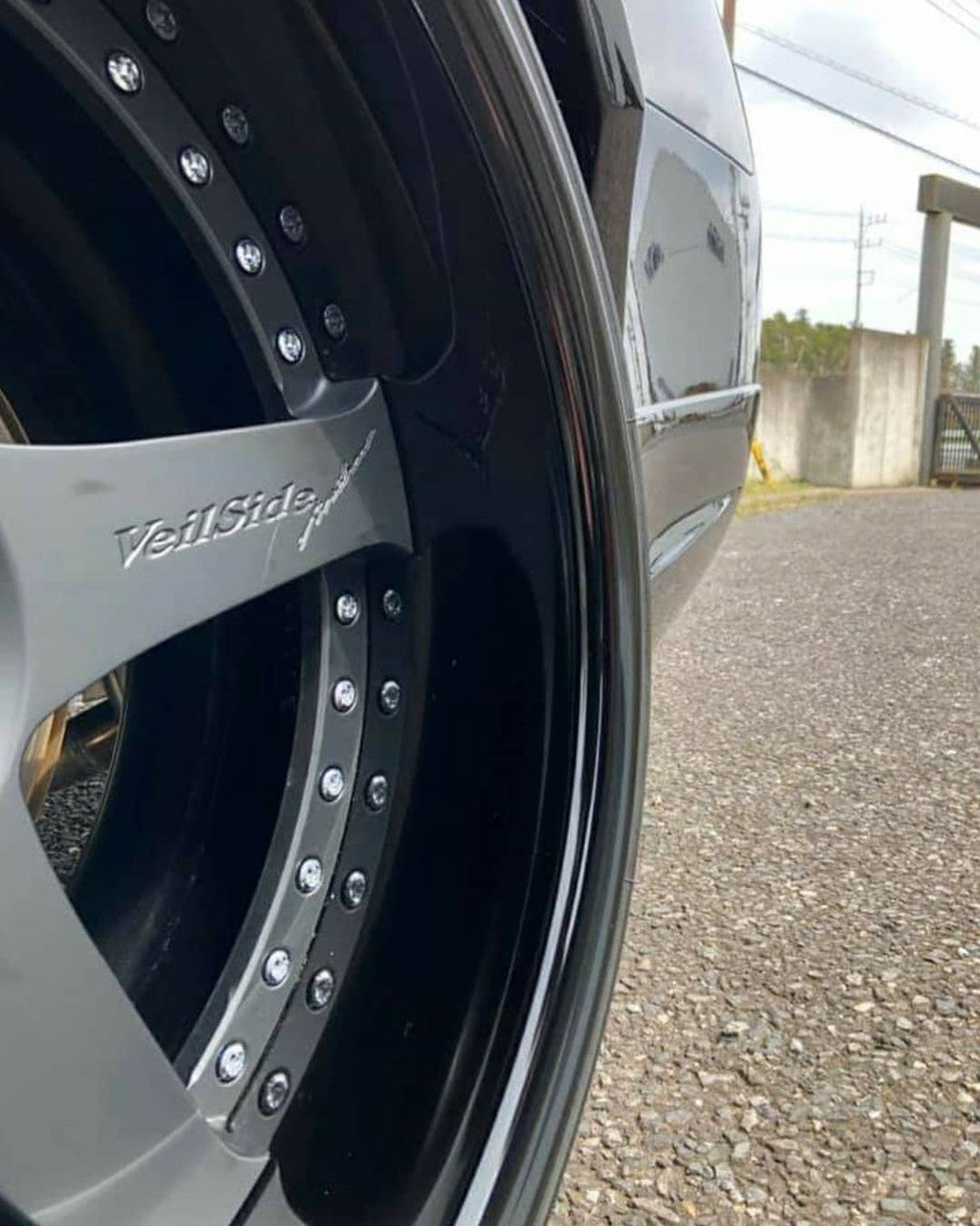 VeilSide 2003-2008 Nissan 350Z Z33 TOKYO DRIFT Wide Body Model 20" FORGED Wheels 4 Pieces Set in Matte Black Front 20x9J Tire 255/30-20; Rear 20x12.5J Tire 325/25-20