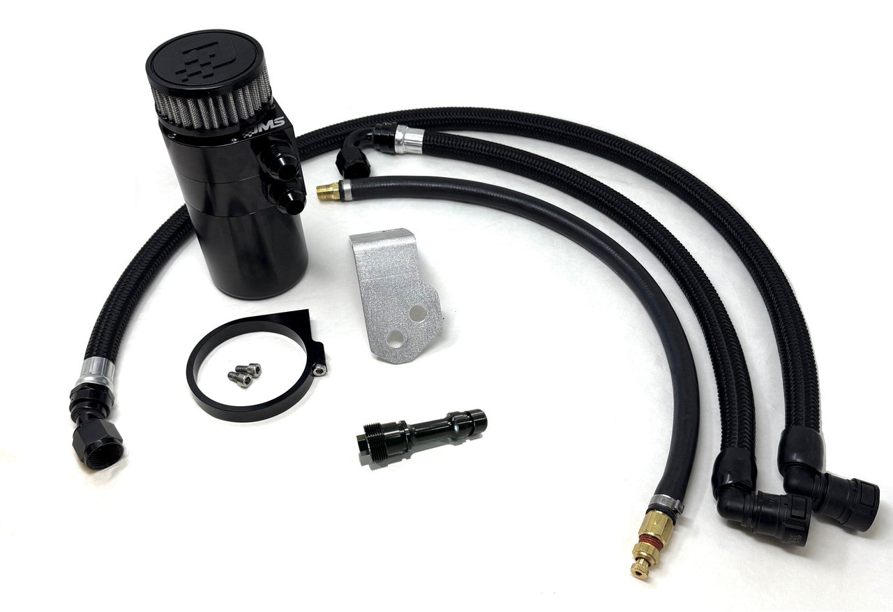 DMS Dual -10an Billet Catch Can Kit - Vented - V3 CTS-V and 6Th Gen Camaro