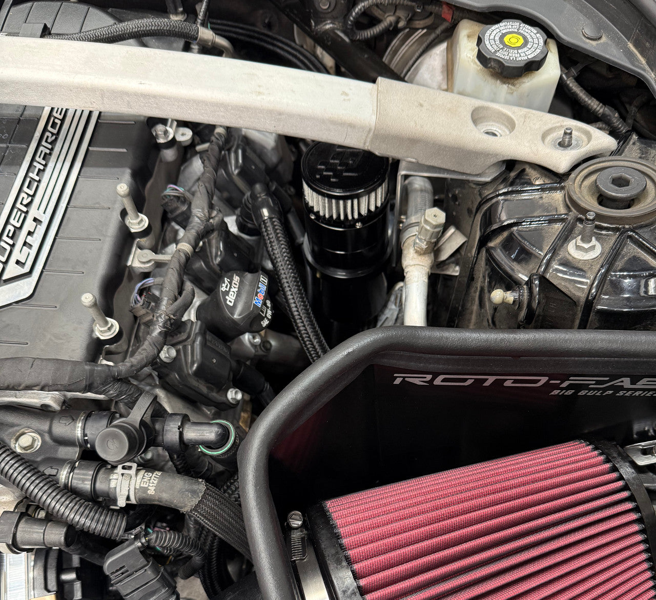 DMS Dual -10an Billet Catch Can Kit - Vented - V3 CTS-V and 6Th Gen Camaro