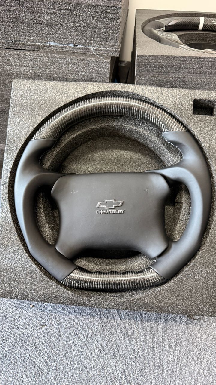 1998 - 2002 GMC Envoy - Custom Airbag Cover for Steering Wheel with options
