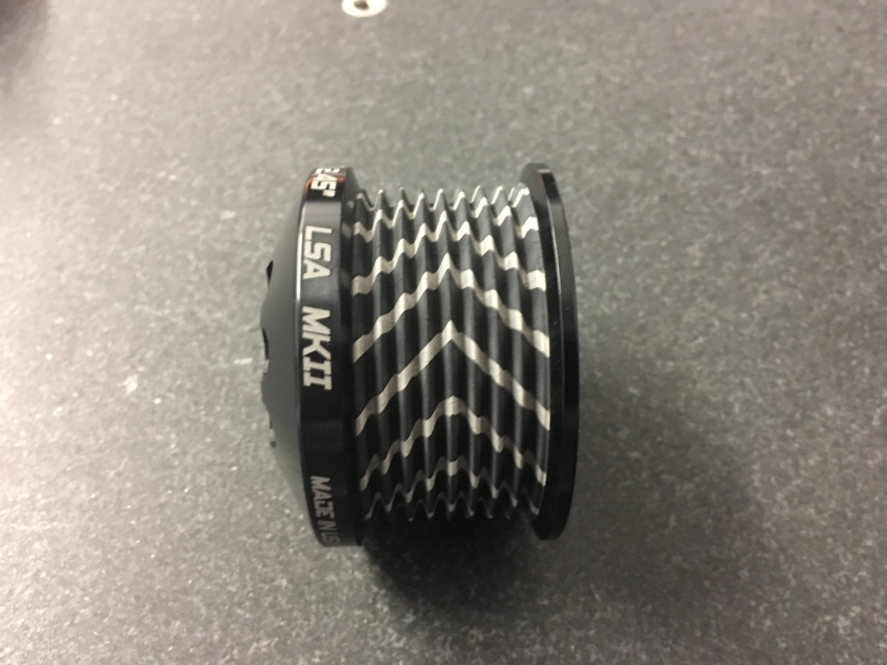 3.10" 11 Rib ZPE GripTec® 2pc MKII LS9 L2V Black Pulley Only