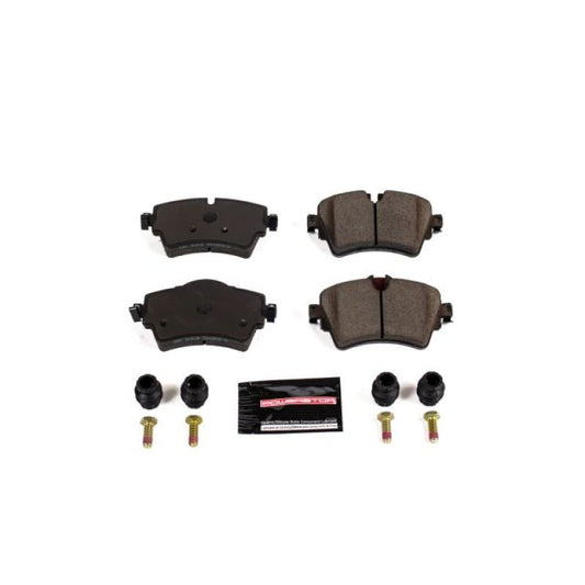 PowerStop Z23 Evolution Sport brake pads with hardware for 2015-2019 Mini Cooper front brake system, performance replacement part