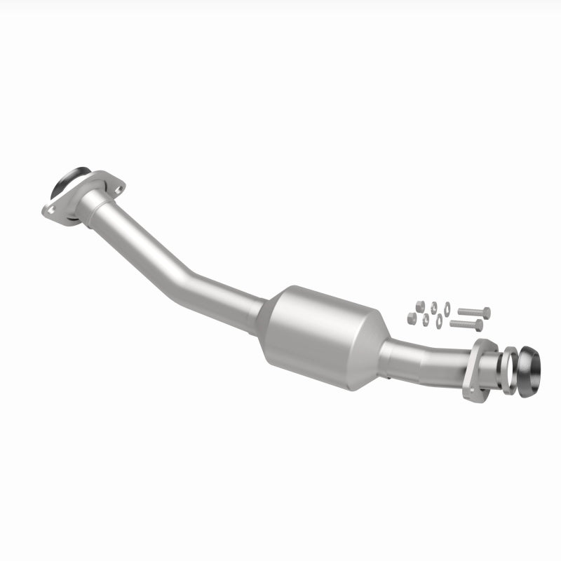 MagnaFlow catalytic converter for Nissan NV200 2.0L, direct fit replacement, shown in the image with metal housing and inlet/outlet ports.