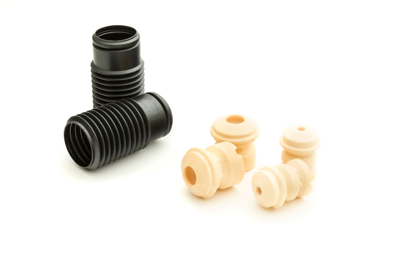 Eibach Pro-Kit lowering springs for 2015 Ford Mustang EcoBoost, V6, and GT models, showing the black coil springs in the image.