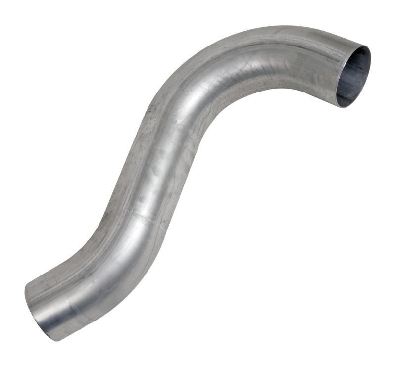 Diamond Eye Performance 5-in-1 tail pipe for Ford 7.3L F250/350 1999-2003, stainless steel exhaust part with curved design.
