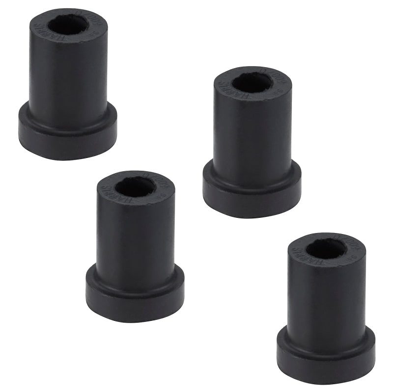 Moog rear leaf spring bushing for 1962-1965 Ford Fairlane, includes upper and lower bushings for leaf spring assembly.