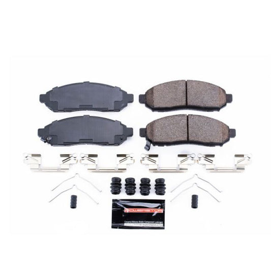 PowerStop Z23 Evolution Sport Brake Pads for 2015 Chevrolet City Express front, with hardware, performance brake replacement.