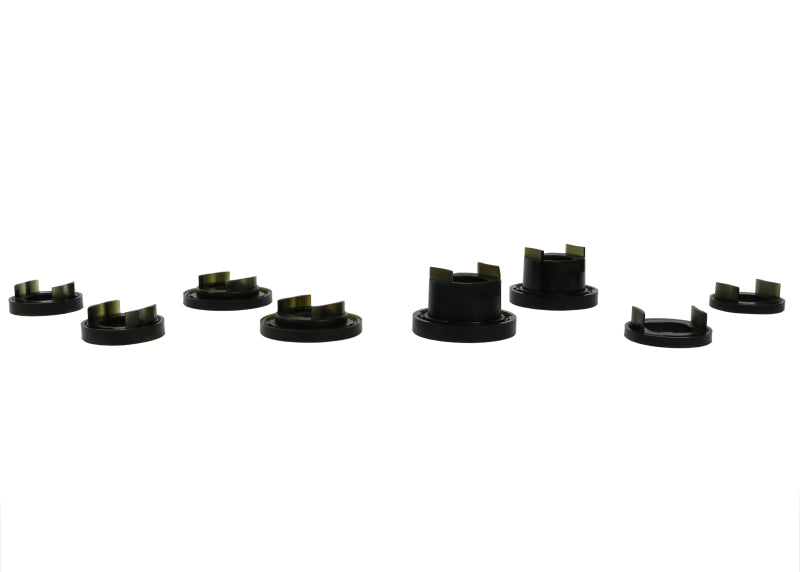 Whiteline Plus rear crossmember mount insert kit for Pontiac G8 2008-2009 and GTO 2004-2006 bushing kit, shown in the image.