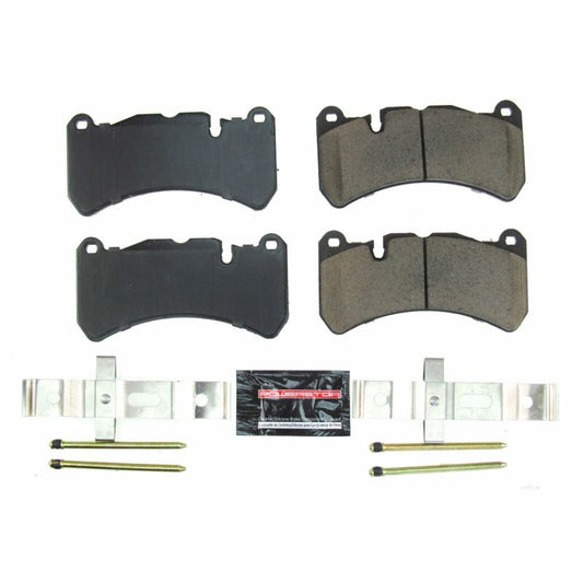PowerStop Z23 Evolution Sport brake pads for 2017-2018 Alfa Romeo Giulia, front performance brake pads with hardware included.