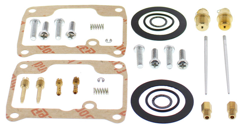All Balls Racing 1998 Arctic Cat ZR 440 carburetor rebuild kit with various gaskets and parts for engine maintenance.