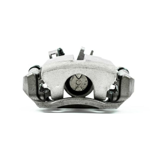 PowerStop rear left OE brake caliper with bracket for Chevrolet Cobalt 2005-2008, showing detailed metal components.