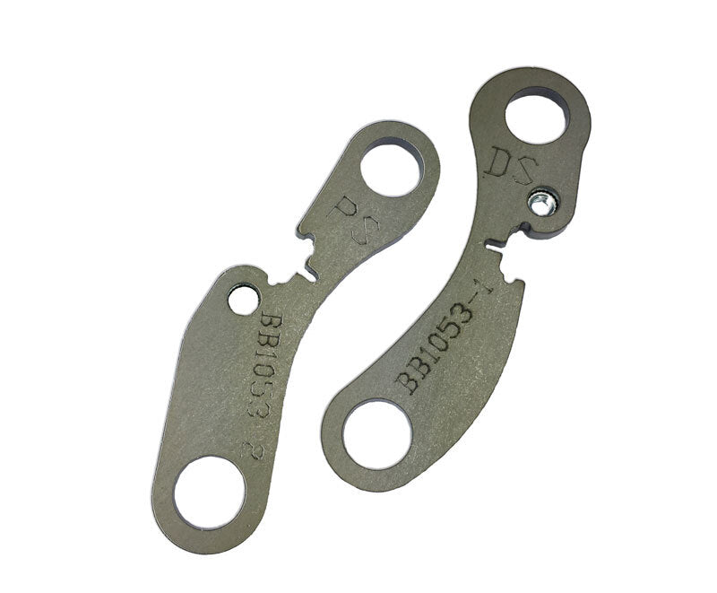 Pair of Artec Industries 07-18 Jeep Wrangler JK 1 Ton Sterling ABS brake hardware plates, driver and passenger side.