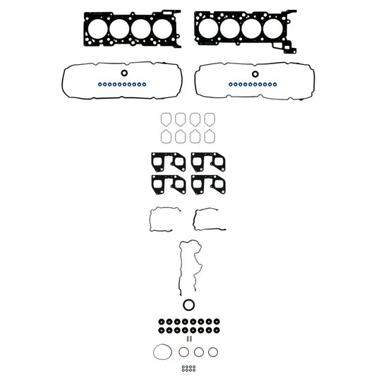 Fel-Pro Ford F-250 Super Duty HS 26665 PT PermaTorque engine cylinder head gasket set, showing gasket components and packaging.