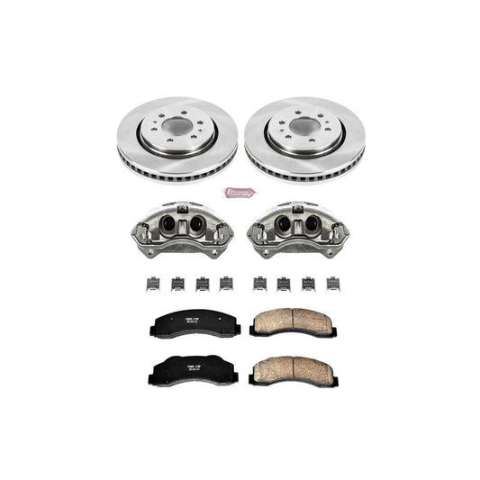 PowerStop OE brake calipers from the Power Stop Autospecialty kit for Ford F-150 2012-2020 front suspension.